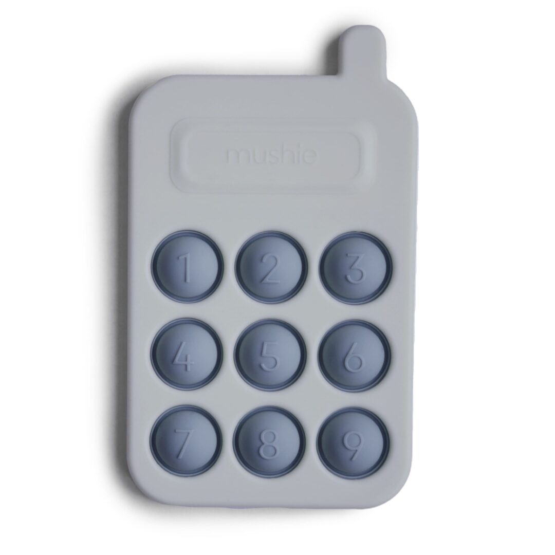 Téléphone pop-it presstoy Mushie Blue