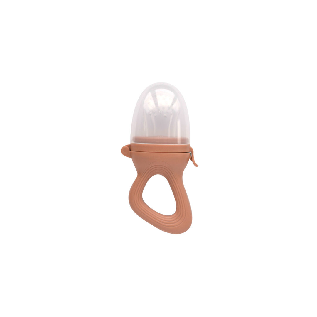 Tétine grignoteuse terracotta zakuw pour diversification alimentaire et soulager les poussées dentaires