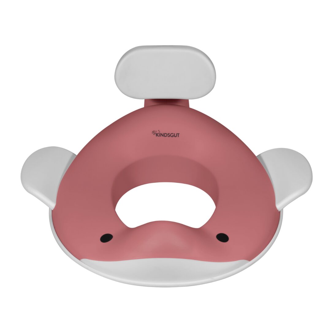 Réducteur de toilettes baleine kindsgut vieux rose apprentissage de la propreté