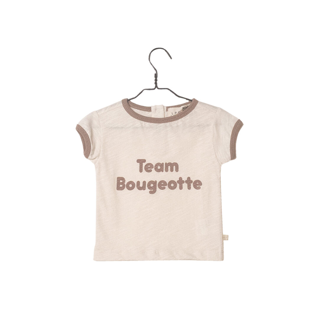 t-shirt team bougeotte moka les petites choses coton
