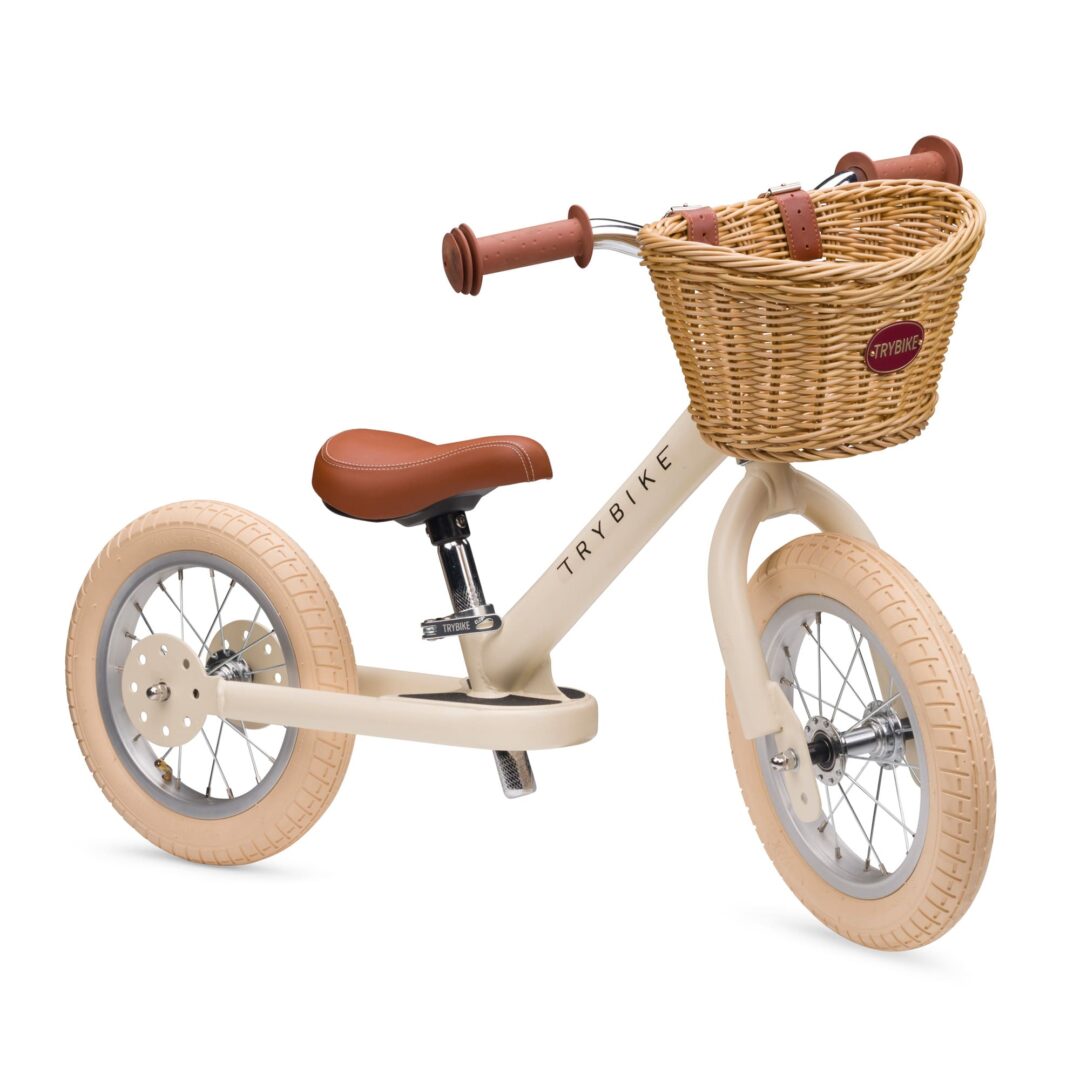 draisienne évolutive vintage Trybike tricycle 2 en 1 cream