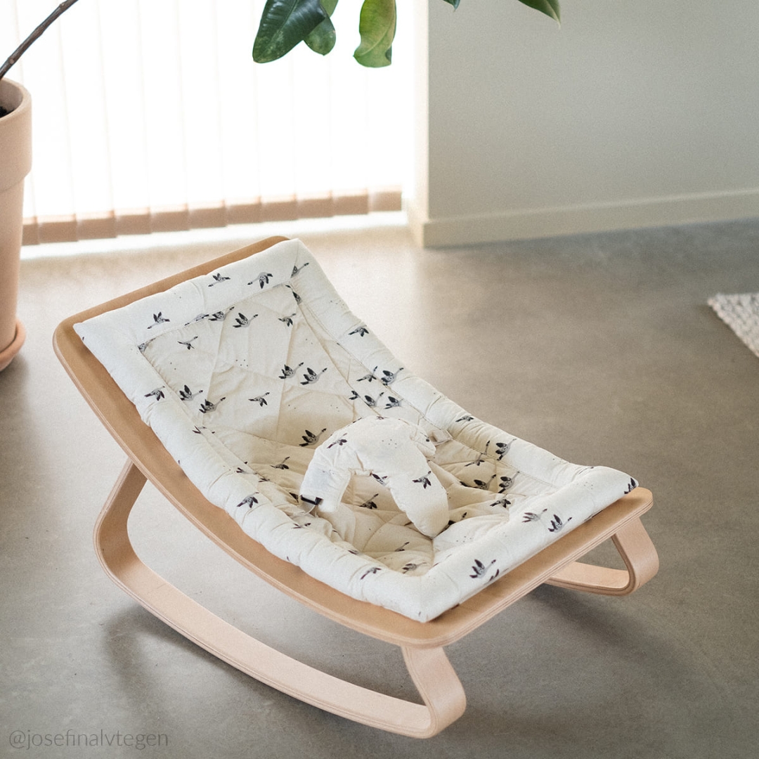 transat charlie crane levo goose oies baby rocker cadeau de naissance liste de naissance