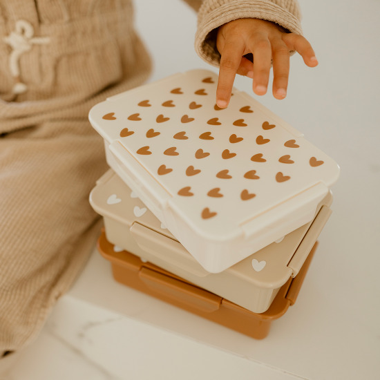 boîte à goûter coeurs lunch box atelier wagram