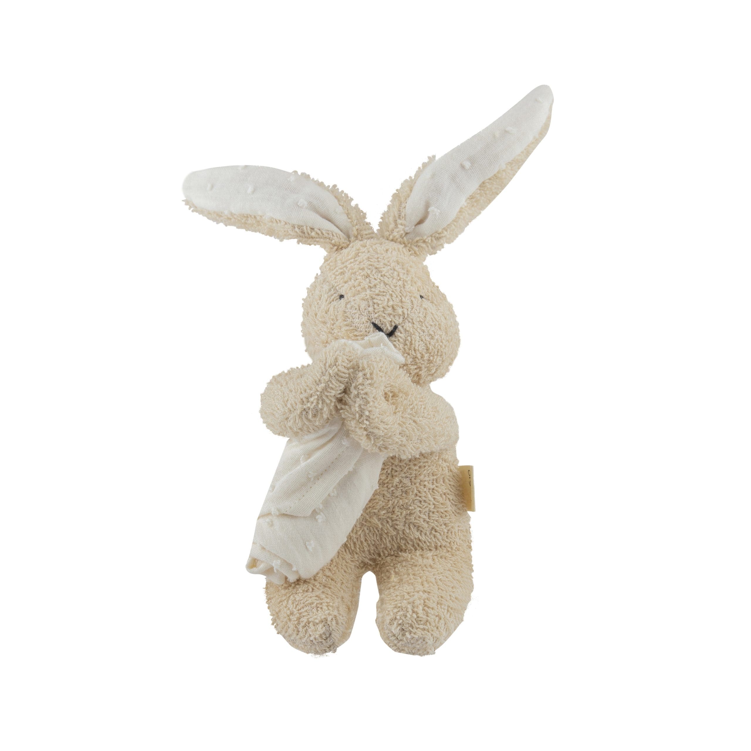 doudou lange lapin wooly organic doudou plat