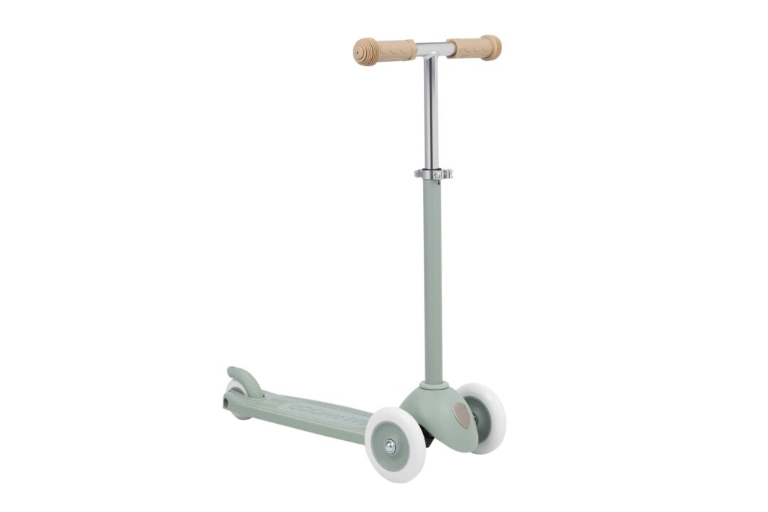 trottinette eco banwood clay vert eco responsable scooter