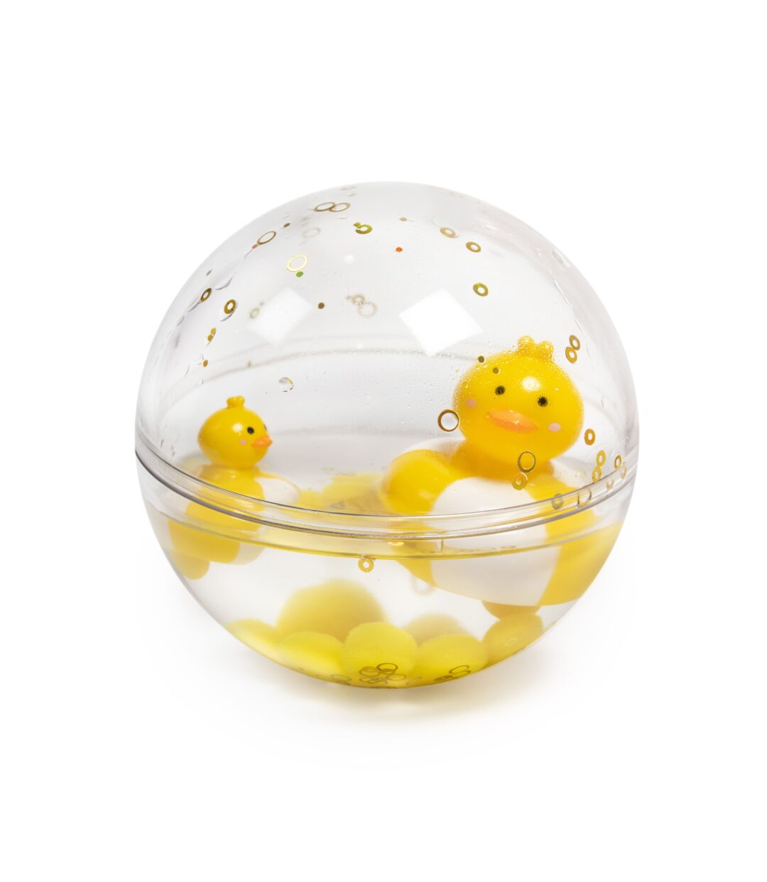 balle sensorielle happy bubbles canards duckies petit boum