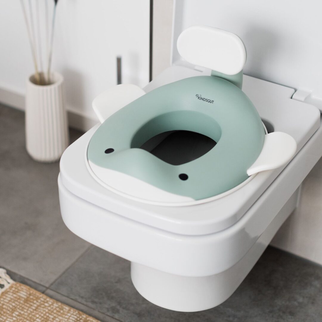 Réducteur de toilettes baleine kindsgut vert d'eau apprentissage de la propreté