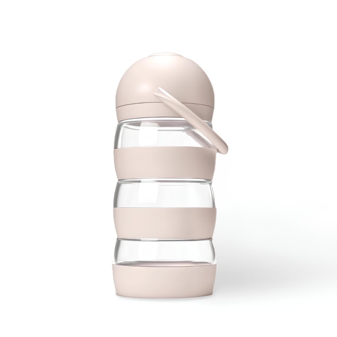boîte doseuse de lait en poudre Elhée so mimi nude rose