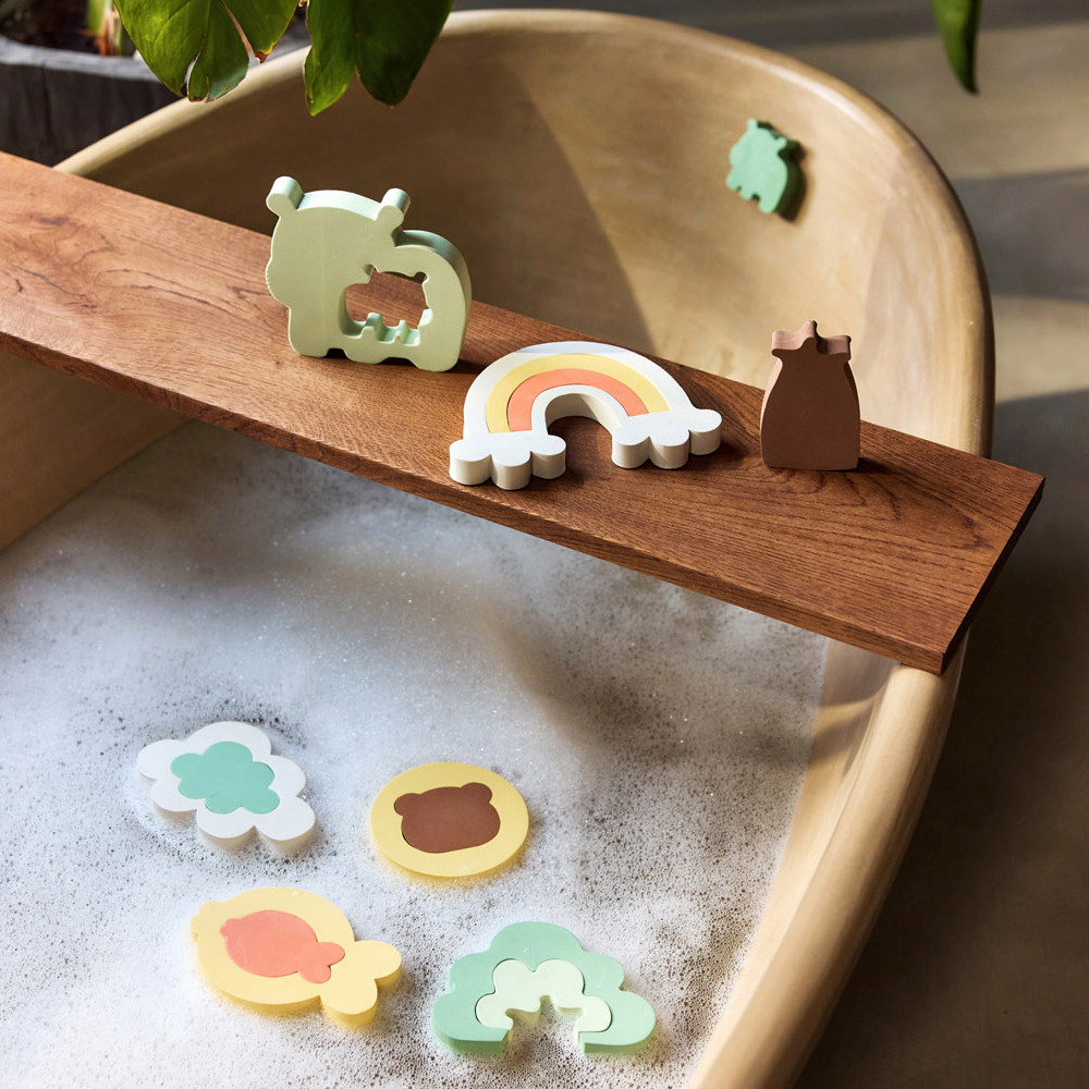 puzzle de bain en mousse kangaroots jollein