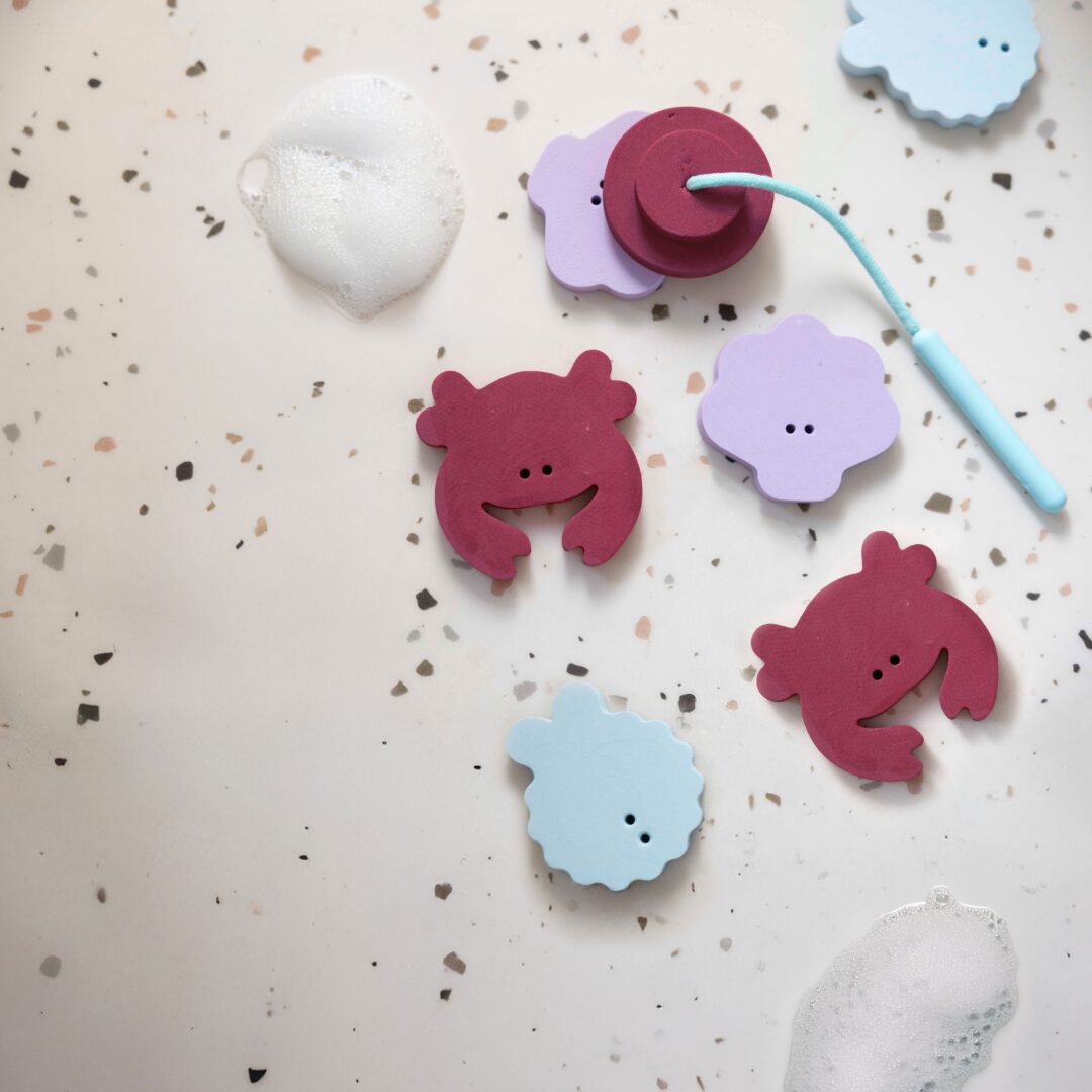 jeu du pêcheur jouet de bain bord de mer Quut pêche à la ligne jouet en mousse anti moisissure