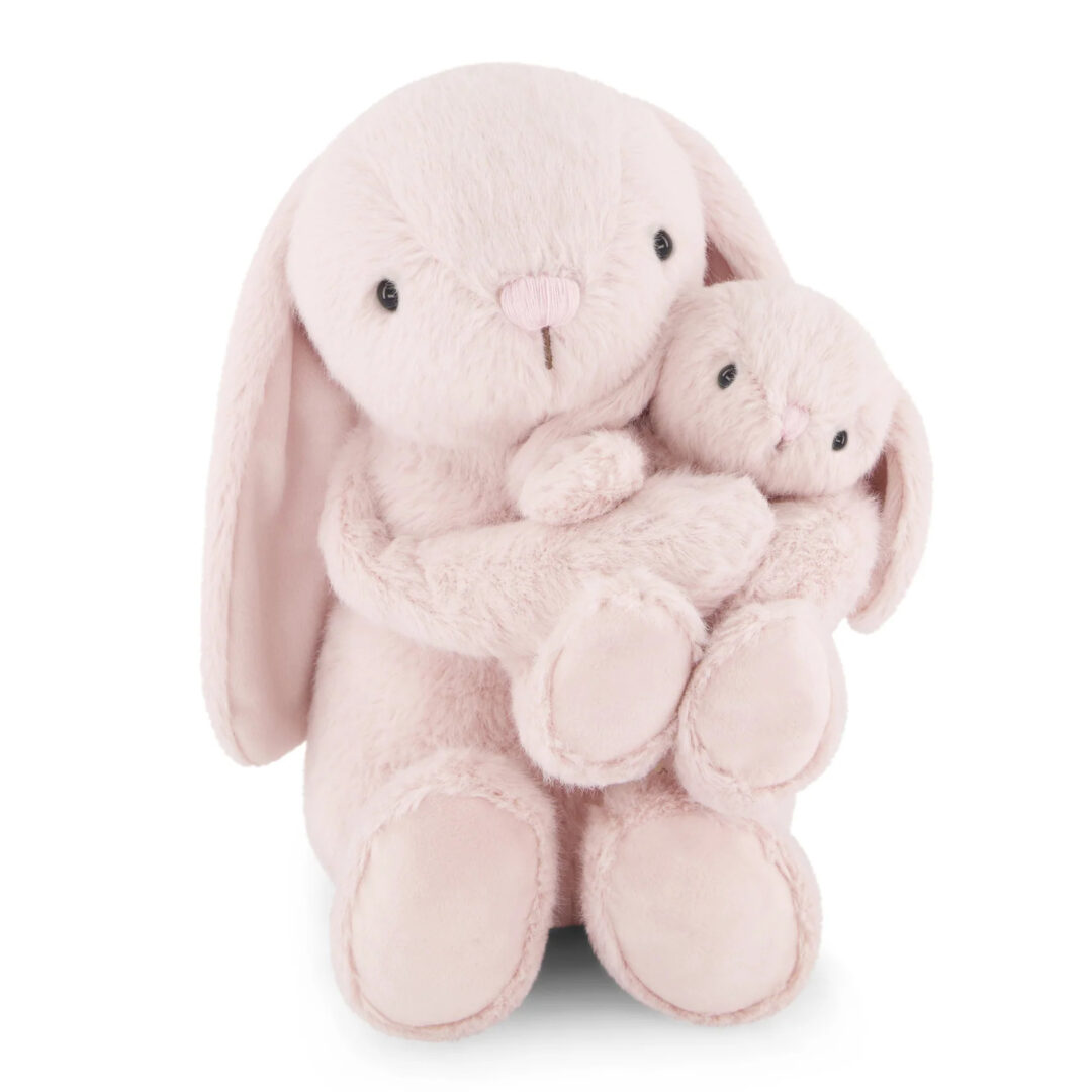 peluche lapin maman et bébé câlin blossom snuggle bunnies