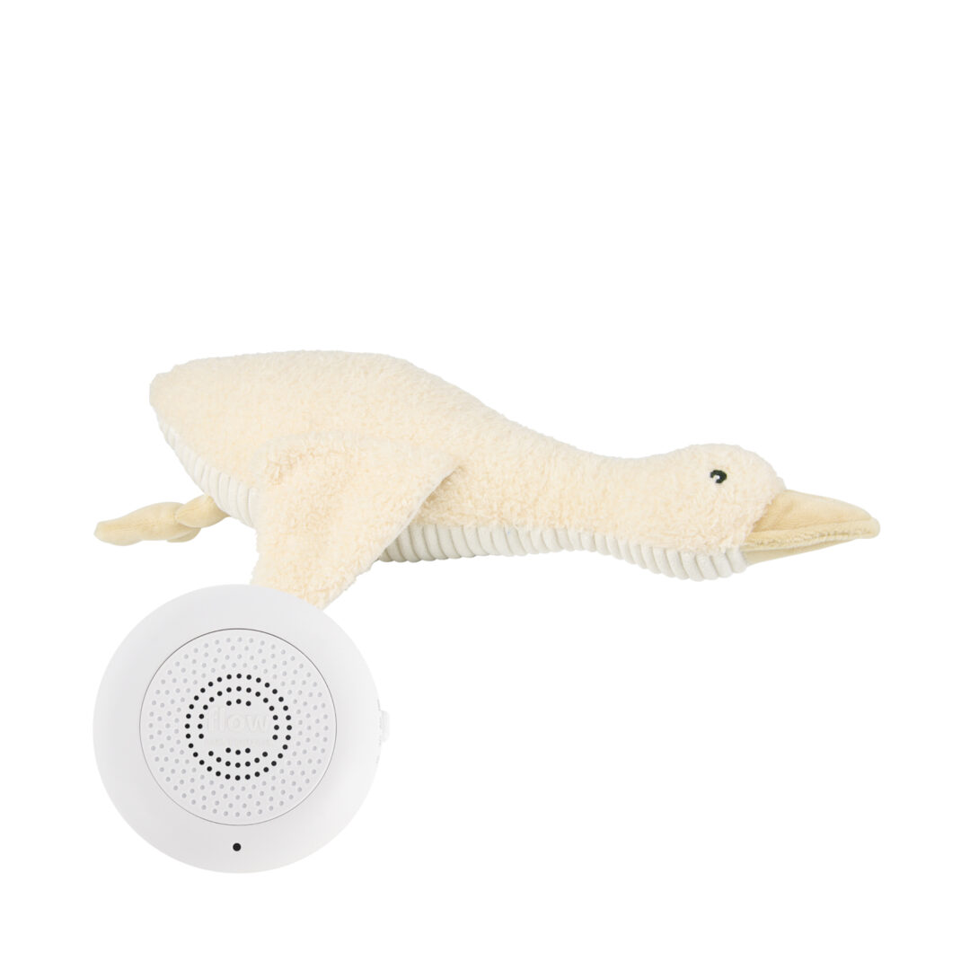 peluche bruits blancs oie beige liva