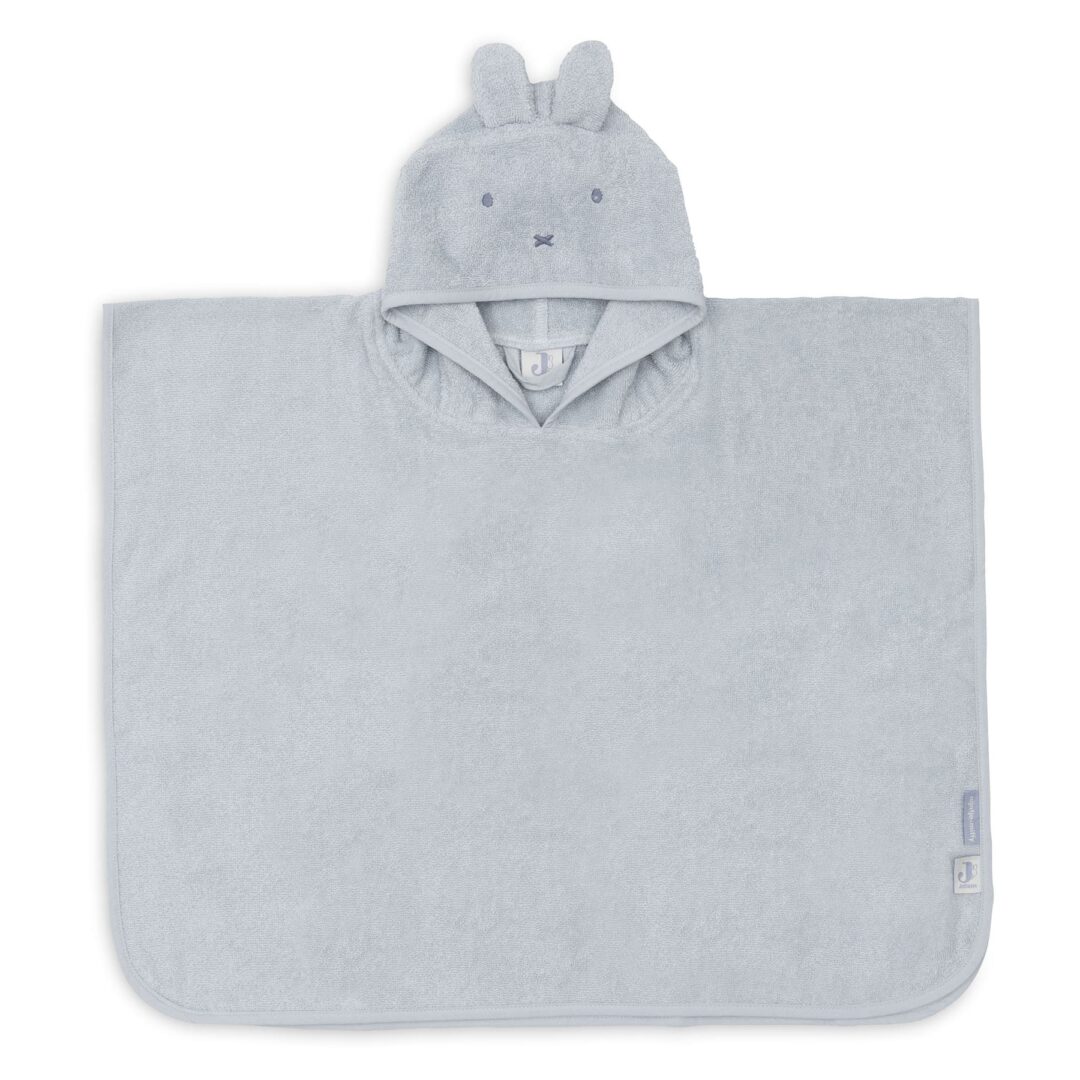 poncho de bain lapin miffy cloudy blue bleu jollein